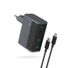 Мережевий зарядний пристрій Cuktech GaN 100W 2 x USB-C 1 x USB-A з кабелем USB-C Grey (CUKAD1003EUG)
