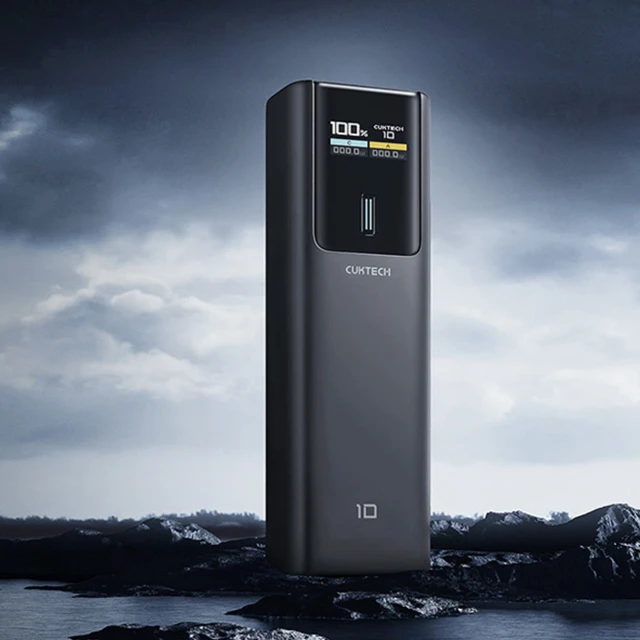 Powerbank Cuktech 150W 10000mAh USB-C USB-A Black (CKPB100PGLBL)