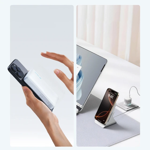 Powerbank Cuktech WPB100N 20 W 10000 mAh White with MagSafe (6977556350375)