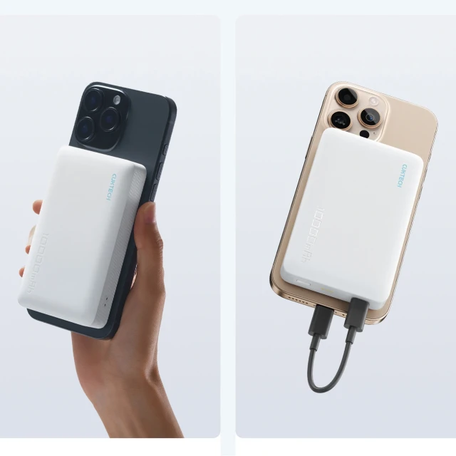 Powerbank Cuktech WPB100N 20 W 10000 mAh White with MagSafe (6977556350375)