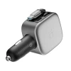 Автозарядка Cuktech CC903P 100 W з дисплеєм та кабелем USB-C 70 см Grey (6977556352232)