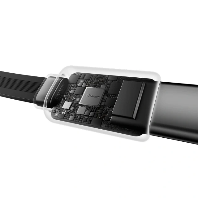 Автозарядка Cuktech CC903P 100 W з дисплеєм та кабелем USB-C 70 см Grey (6977556352232)