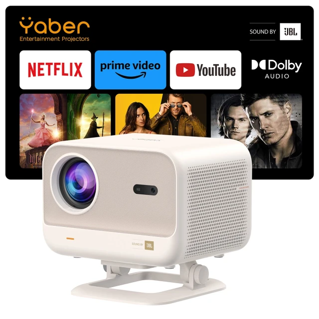Проектор Yaber L2 Plus LCD FullHD 1080p Beige (6977703630510)