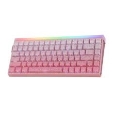 Клавіатура Aula Hero84 HE ігрова механічна Gasket Dragon King switch RGB Pink-Gradient (6978080504272)