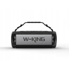 Портативна колонка W-King D8 Bluetooth Black Silver (6978145870762)