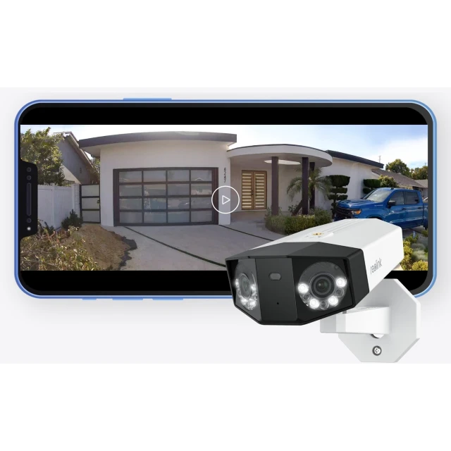 IP-камера зовнішня Reolink Duo P750 16MP Dual Lens White (6978285032662)
