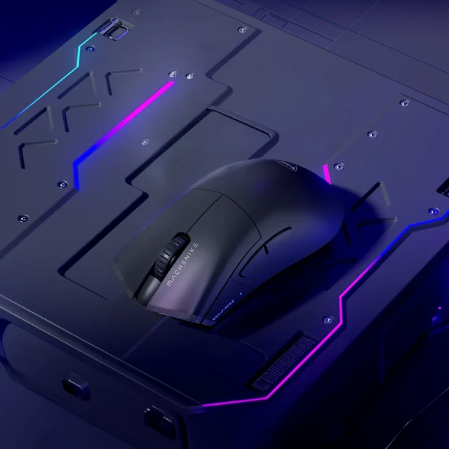 Миша ігрова Machenike L8 Max бездротова зі станцією зарядки Black (6978532801546)