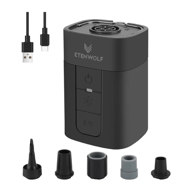 Насос електричний Etenwolf AIR 5 Pro 10400mAh Black (6978763360461)