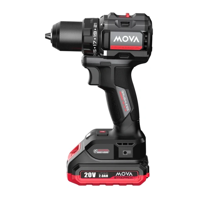 Дриль-шурупокрут безщіточний MOVA PD80K 20V 80Nm (6978879340746)