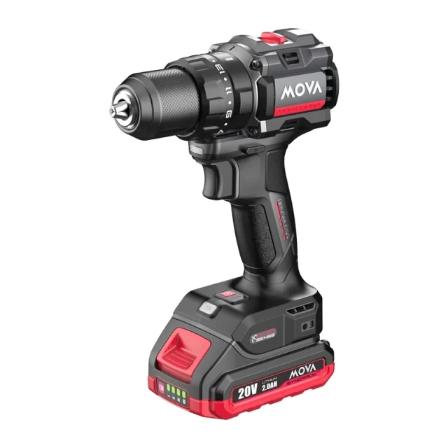 Дриль ударна безщіточна MOVA PD80IK 20V 80Nm (6978879340753)