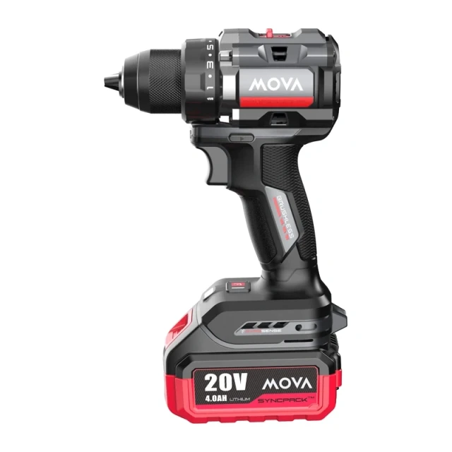 Дриль-шурупокрут безщіточний MOVA PD105 20V 105Nm HP (6978879340760)
