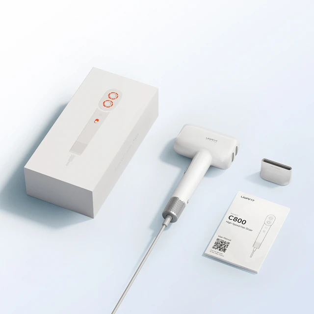 Фен для волосся UWANT C800 TwinJet White (6978934862176)