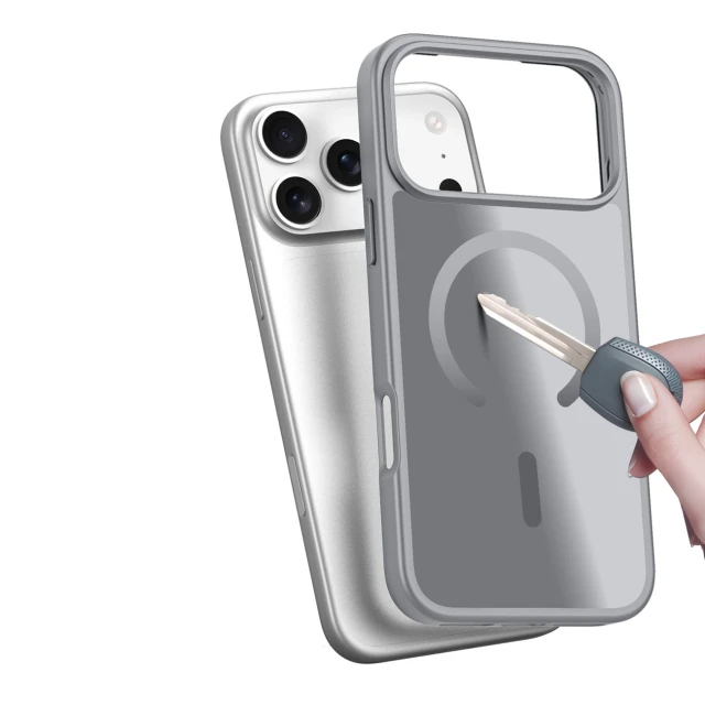 Чохол Dux Ducis Yind для iPhone 17 Pro Grey with MagSafe (6978943380296)