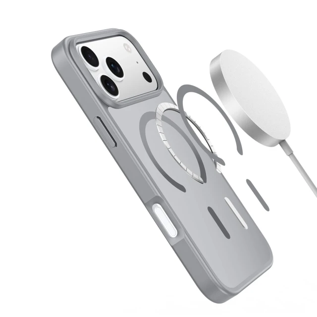 Чохол Dux Ducis Yind для iPhone 17 Pro Grey with MagSafe (6978943380296)