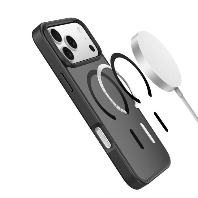 Чохол Dux Ducis Yind для iPhone 17 Pro Max Black with MagSafe (6978943380333)