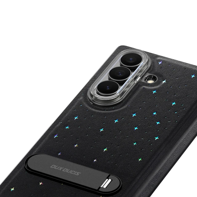 Чохол Dux Ducis Stex для Samsung Galaxy Z Fold 7 з підставкою 360° Чорний (6978943382511)
