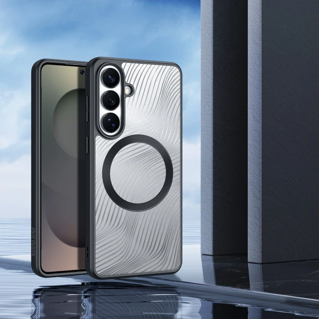 Чохол Dux Ducis Aimo Mag для Samsung Galaxy S26 Чорний with MagSafe (6978943383877)