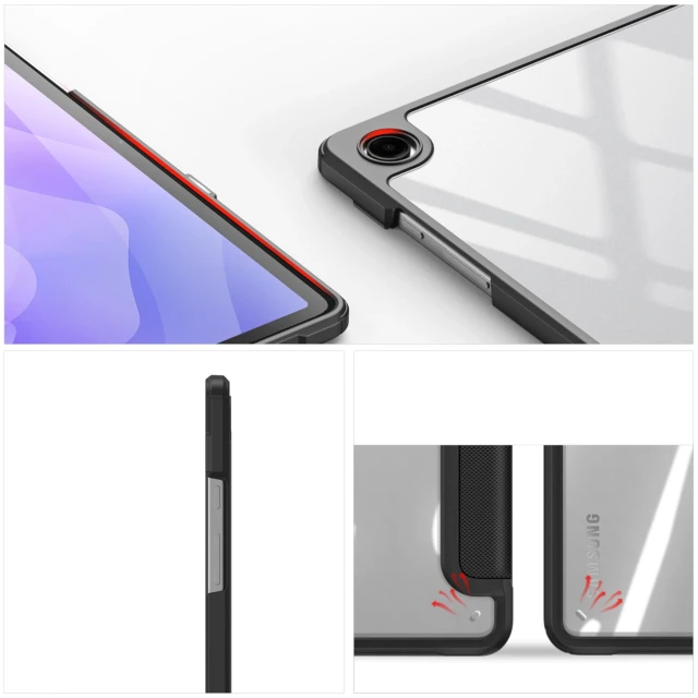 Чохол Dux Ducis Toby з відкидною кришкою для Samsung Galaxy Tab A11 Plus/A9 Plus чорний (6978943384195)