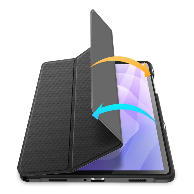 Чохол Dux Ducis Toby з відкидною кришкою для Samsung Galaxy Tab A11 Plus/A9 Plus чорний (6978943384195)