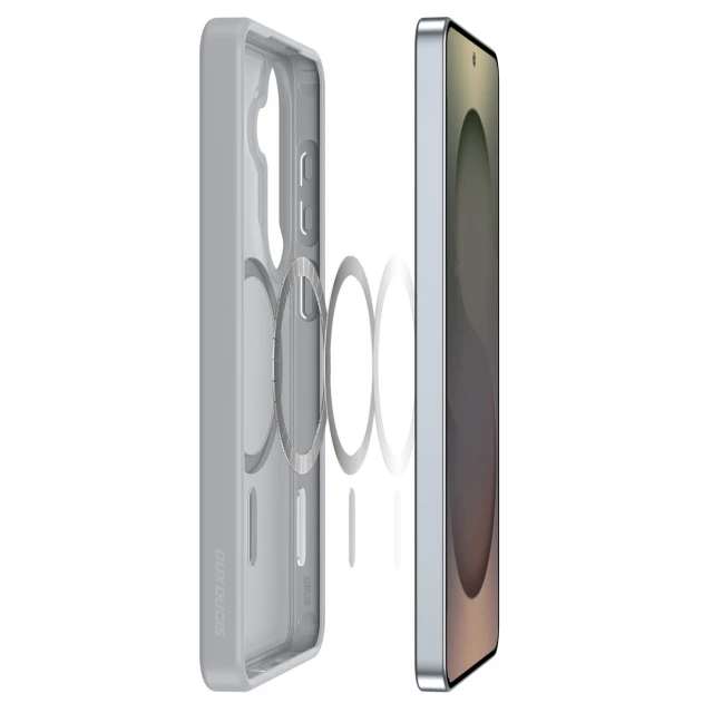 Чехол Dux Ducis Yind для Samsung Galaxy S26 Grey with MagSafe (6978943384751)