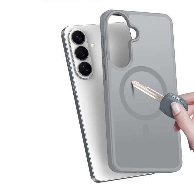 Чехол Dux Ducis Yind для Samsung Galaxy S26 Grey with MagSafe (6978943384751)