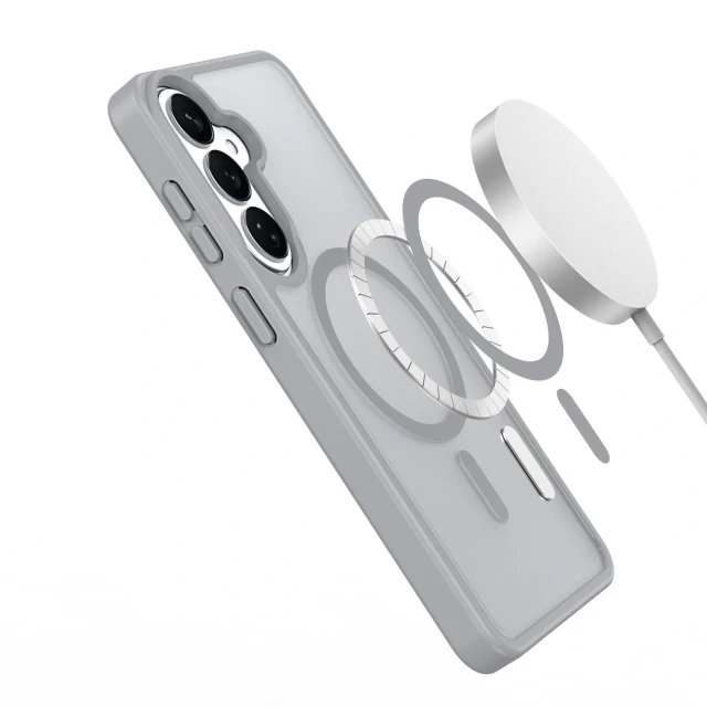 Чохол Dux Ducis Yind для Samsung Galaxy S26 Plus сірий with MagSafe (6978943384805)