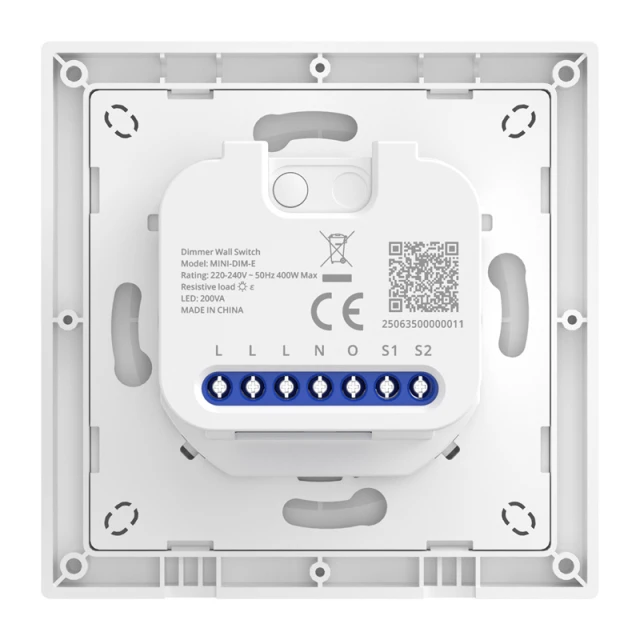 Розумний перемикач/димер настінний WiFi Sonoff MINI-DIM-E (MINI-DIM-E)