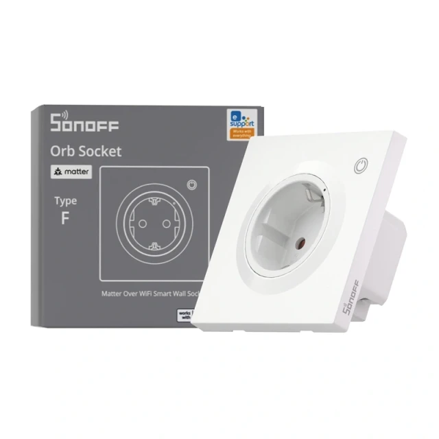 Умная розетка Sonoff WS01TPF-E WiFi (тип F) (WS01TPF-E)