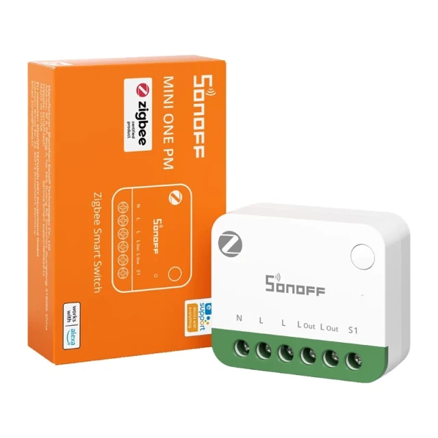 Выключатель Sonoff MINI ONE PM ZigBee (MINI-ZB1GSP)