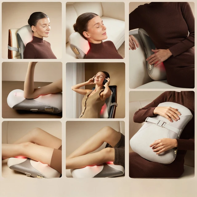 Массажер подушка поясничной и спинной области Dreame W30 Beige (6979181928103)
