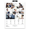 Чохол Typecase Flexbook Touch з клавіатурою для iPad 11 M2 | 10.9 Blue (KB201T-100-B-BBL-WHT-B-US-V3)