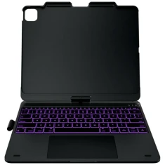 Чохол Typecase Flexbook Touch з клавіатурою для iPad Air 13 M2 | M3 | M4 Grey (KB201T-129-C-BLK-BLK-B-US-V4)