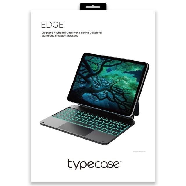 Чохол Typecase Edge з клавіатурою для iPad Air 11 M4 | M3 | M2 Black (KB206-110-D-BLK-BLK-B-US-V5B)