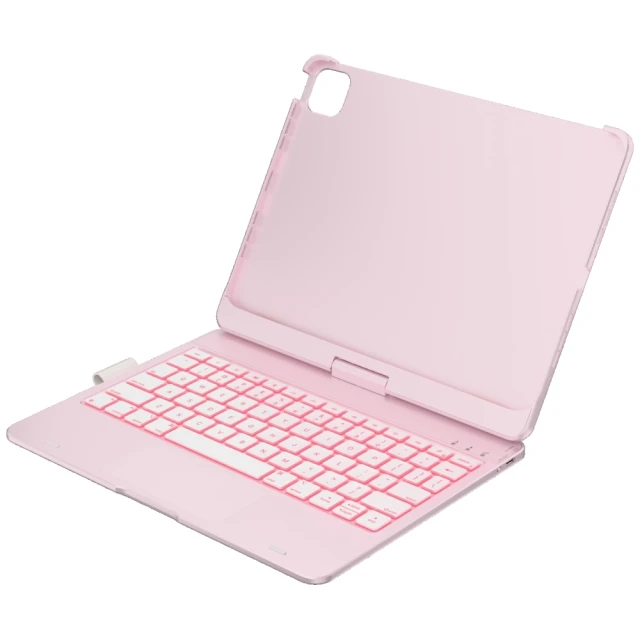 Чохол Typecase Flexbook Touch з клавіатурою для iPad Air 11 M2 Light Pink (KB201T-110-B-LPK-WHT-B-US-V4)