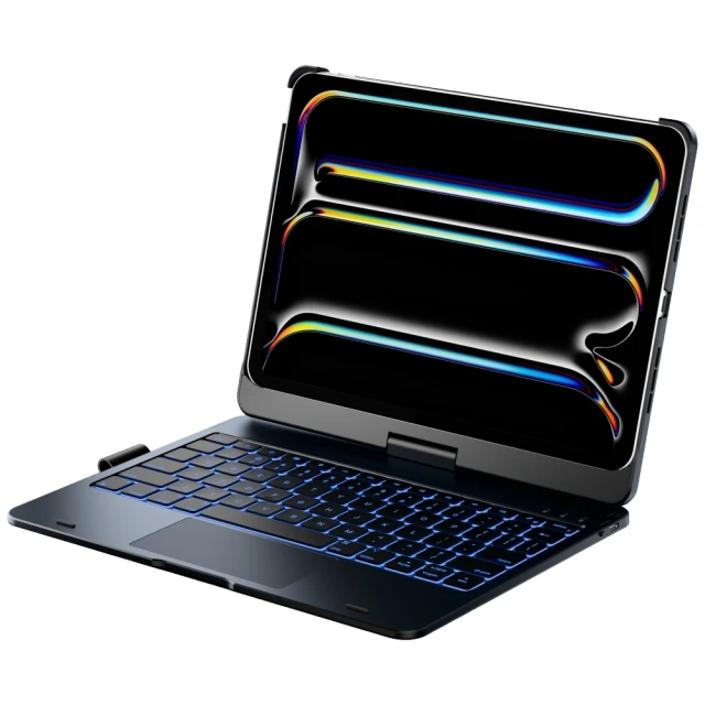 Чохол Typecase Flexbook Touch з клавіатурою для iPad Pro 11 M4 Black (KB201T-110P-B-BLK-BLK-B-US-V0)