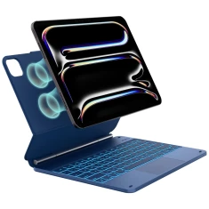 Чохол Typecase Edge з клавіатурою для iPad Pro 13 M4 Blue (KB206-130P-D-PBU-PBU-B-US-V0)