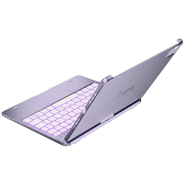 Чохол Typecase Flexbook Touch з клавіатурою для iPad Pro 11 M5 | M4 Lavender (KB201T-110P-B-LPU-WHT-B-US-V0)