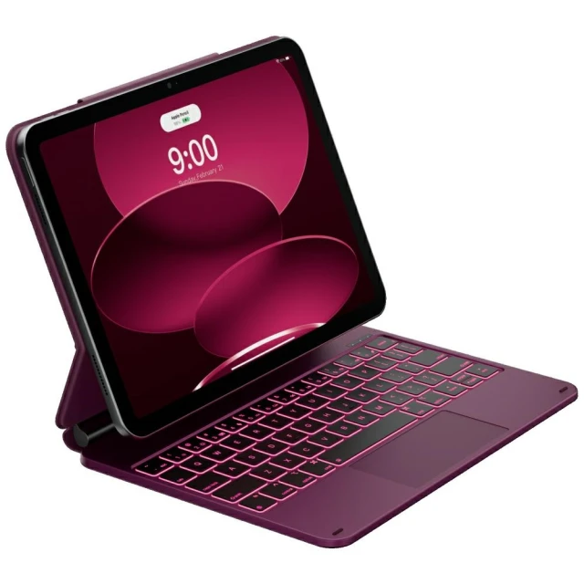 Чохол Typecase Edge з клавіатурою для iPad 11 M4 2025 | 10.9 2022 Raspberry (KB206-100-D-RBY-RBY-B-US-V5B)