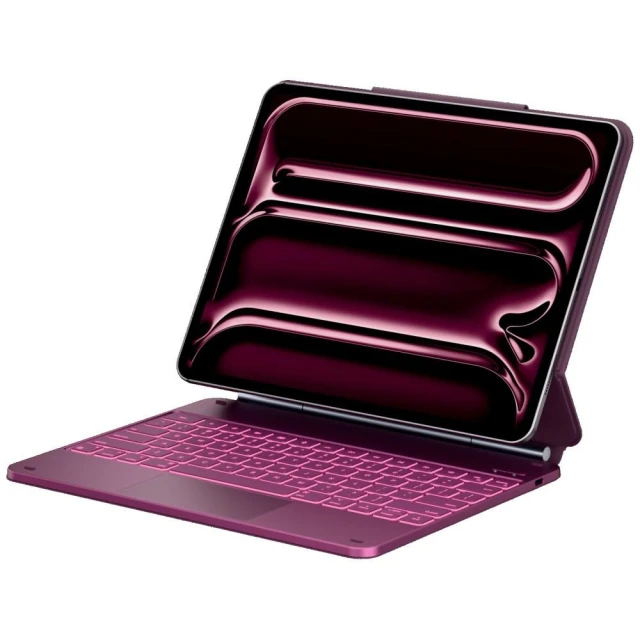 Чохол Typecase Edge з клавіатурою для iPad Air 13 2024 Raspberry (KB206-129-D-RBY-RBY-B-US-V5B)