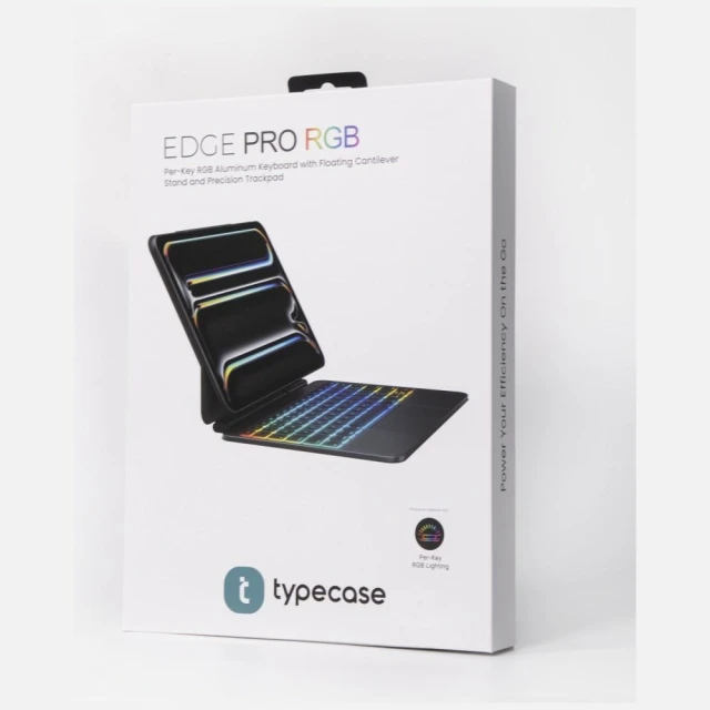 Чохол Typecase Edge Pro з клавіатурою для iPad Air 11 M2 | M3 | M4 Black (KB206AU-110-D-SBK-BLK-U-US-C1)