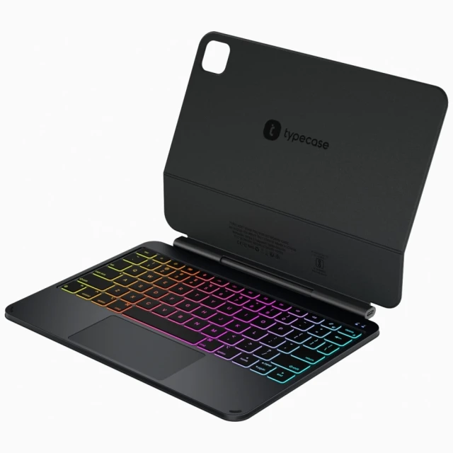 Чохол Typecase Edge Pro з клавіатурою для iPad Air 11 M2 | M3 | M4 Black (KB206AU-110-D-SBK-BLK-U-US-C1)