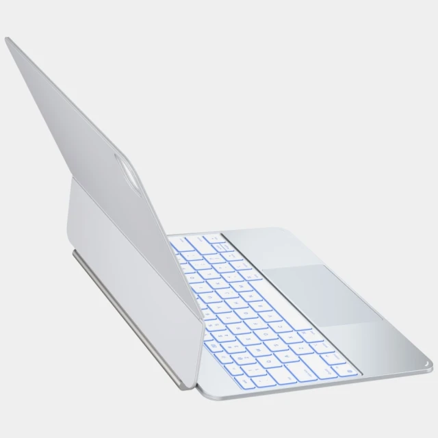 Чохол Typecase Edge Pro з клавіатурою для iPad Air 13 M2 | M3 | M4 Silver (KB206AU-129-D-SLV-WHT-U-US-C1)