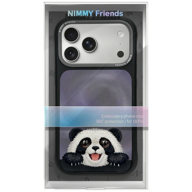 Чохол Nimmy Big Eyed Lying Giant Panda для iPhone 18 Pro | 17 Pro Black (N-CXXDYPP-IP18/17-PRO-06)