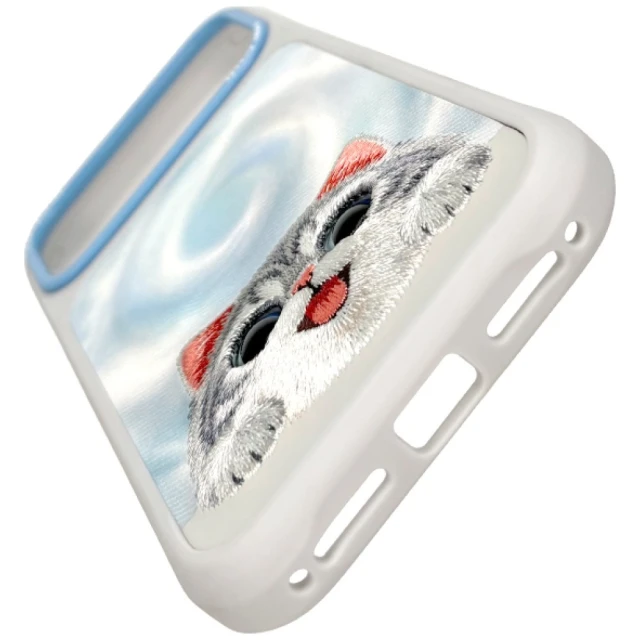 Чохол Nimmy Big Eyed Lying Silver Shaded Cat для iPhone 18 Pro | 17 Pro Grey (N-CXXDYPP-IP18/17-PRO-04)