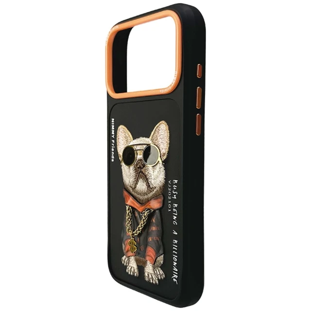 Чохол Nimmy Glasses Cool Dog для iPhone 18 Pro Max | 17 Pro Max Black (N-YJ-IP18/17-PRO-MAX-01)