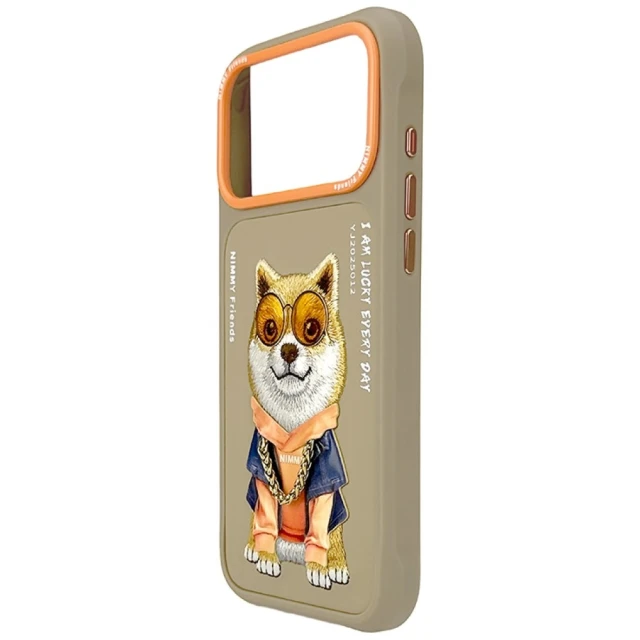 Чохол Nimmy Glasses Cool Dog для iPhone 18 Pro | 17 Pro Beige (N-YJ-IP18/17-PRO-012-A)