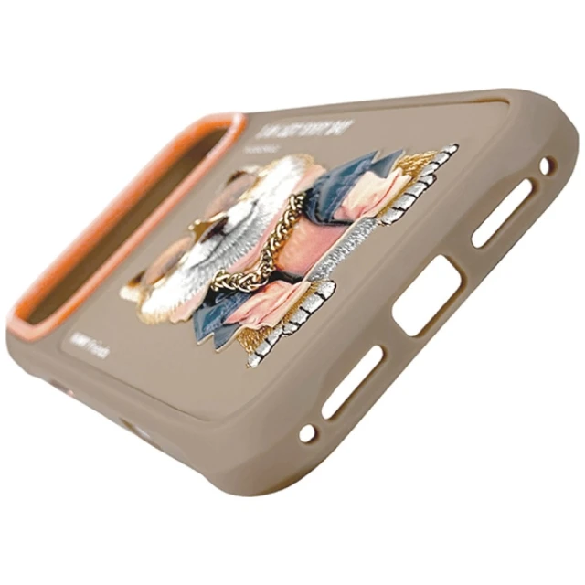 Чохол Nimmy Glasses Cool Dog для iPhone 18 Pro Max | 17 Pro Max Beige (N-YJ-IP18/17-PRO-MAX-012-A)