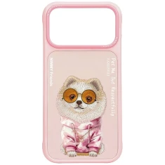 Чохол Nimmy Glasses Cool Dog для iPhone 18 Pro | 17 Pro Pink (N-YJ-IP18/17-PRO-031)