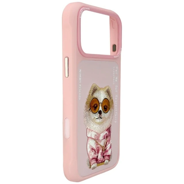 Чохол Nimmy Glasses Cool Dog для iPhone 18 Pro | 17 Pro Pink (N-YJ-IP18/17-PRO-031)