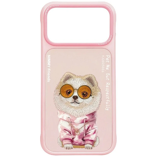 Чохол Nimmy Glasses Cool Dog для iPhone 18 Pro Max | 17 Pro Max Pink (N-YJ-IP18/17-PRO-MAX-031)
